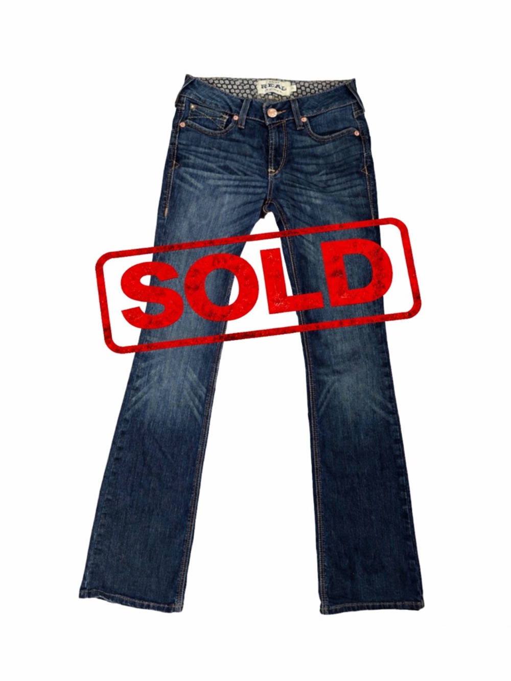 Ariat Lita Real Rosa Dark Wash Bootcut Jeans Western Rodeo Riding Women's 27R